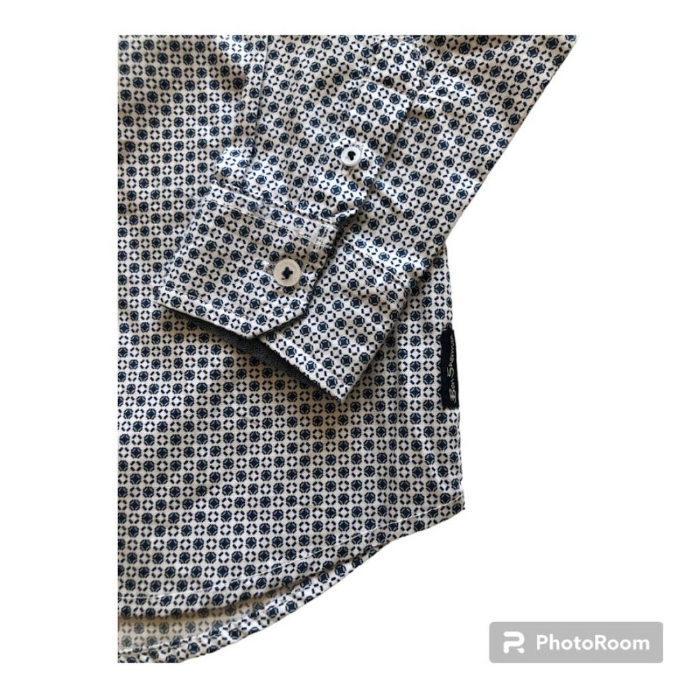 Ben Sherman Boy's 2 Piece Button Down Long Sleeve Shirt & Pants Set - Picture 4 of 10